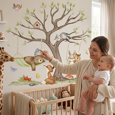 grand stickers chambre bebe