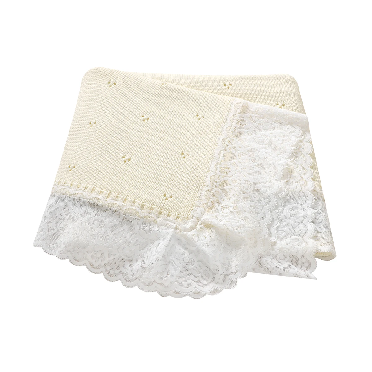 Couverture bébé tricot en coton | Nuage de Douceur