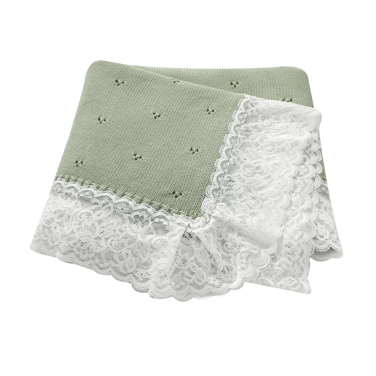 Couverture bébé tricot en coton | Nuage de Douceur