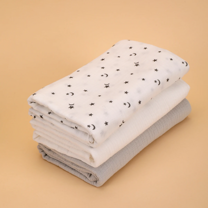 Couverture étoile pour bébé | lot de 3