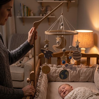 Mobile bebe scandinave