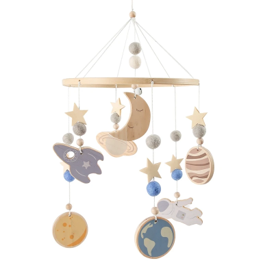 Mobile pour lit bebe thème espace