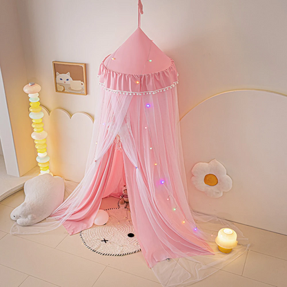 moustiquaire-bebe-dome-suspendu-gris