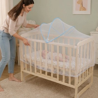 Moustiquaires lit bebe maille fine et respirante