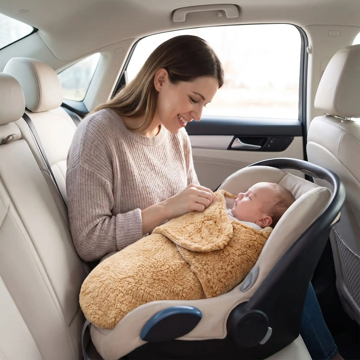 nid d'ange bebe securite voiture siège pratique