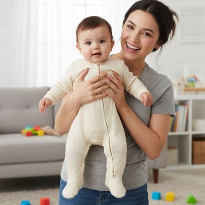 	pyjama bebe doux pour moments de jeux