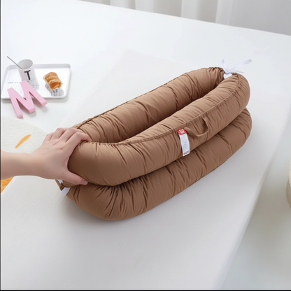 Réducteur de lit pliable marron