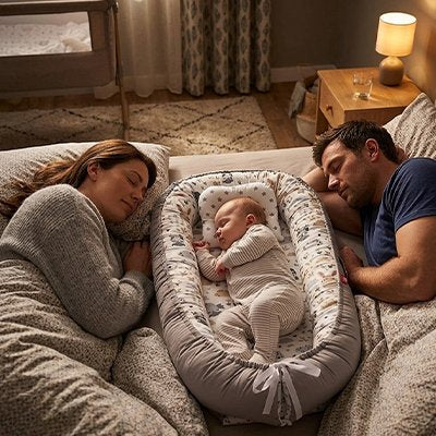 Reducteur de lit pour bebe tissus respirants 