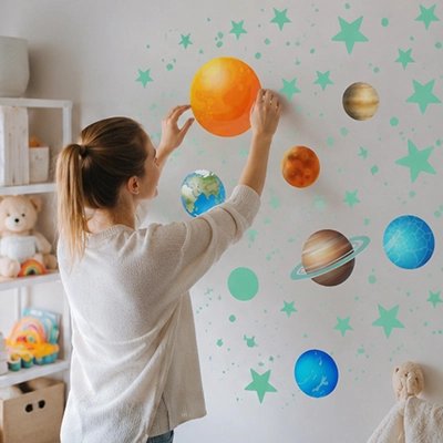 Stickers muraux application repositionnable