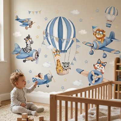 Stickers muraux chambre  60 cm x 46 cm