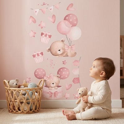 Stickers muraux chambre autocollants repositionnables