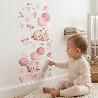 Stickers muraux chambre bébé décoration murale