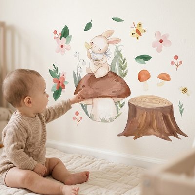 Stickers muraux chambre décoration murale en PVC 
