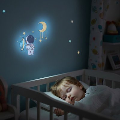 Stickers muraux chambre motifs brillent dans l'obscurité 