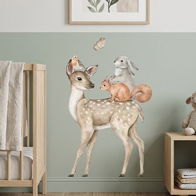 Stickers muraux chambre pose simple sans outils