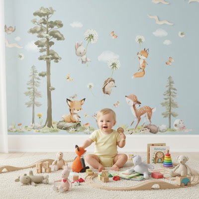 Stickers muraux enfant adhésifs amovibles 