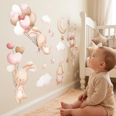 Stickers muraux enfant autocollants repositionnables 