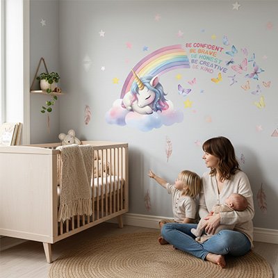 Stickers muraux enfant décoration murale repositionnable