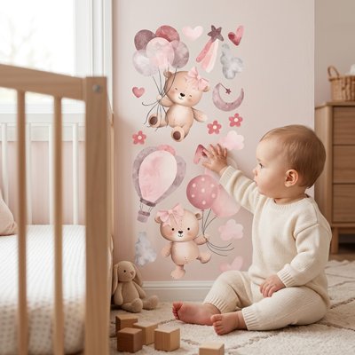 Stickers muraux enfant Facile à applique