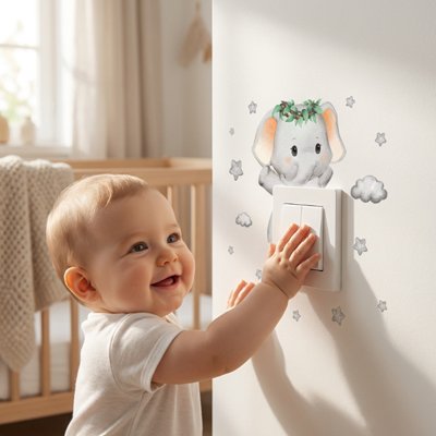 Stickers muraux enfant faciles à poser et déplacer