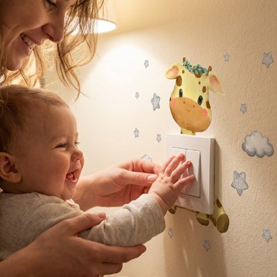 Stickers muraux enfant facilité d'application