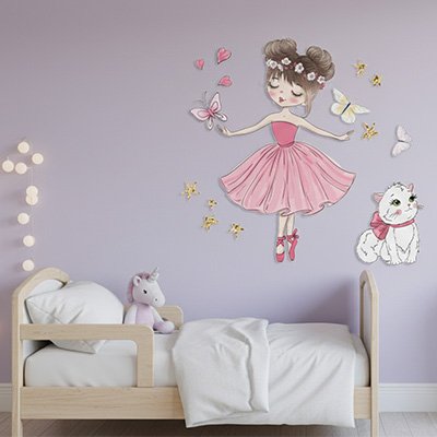 Stickers muraux enfant Installation simple 