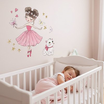 Stickers muraux enfant pose rapide sans outils 