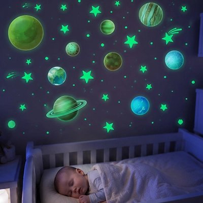 Stickers muraux planètes 