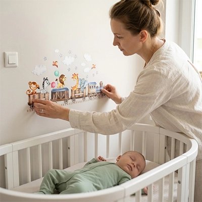 Stickers muraux pose simple sans outils spécifiques