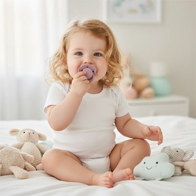 Tétine bébé motif imprime