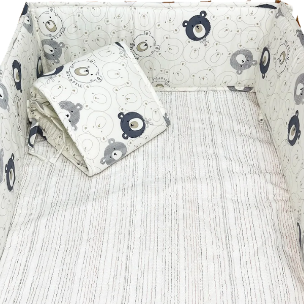 Tour de lit bébé | Set 4 pièces