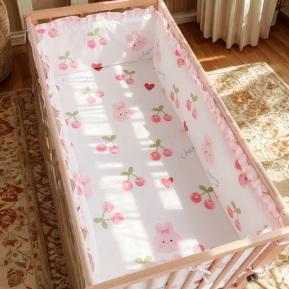 tour de lit bébé fille | Rêve de Cerise™