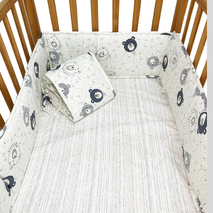Tour de lit bébé | Set 4 pièces