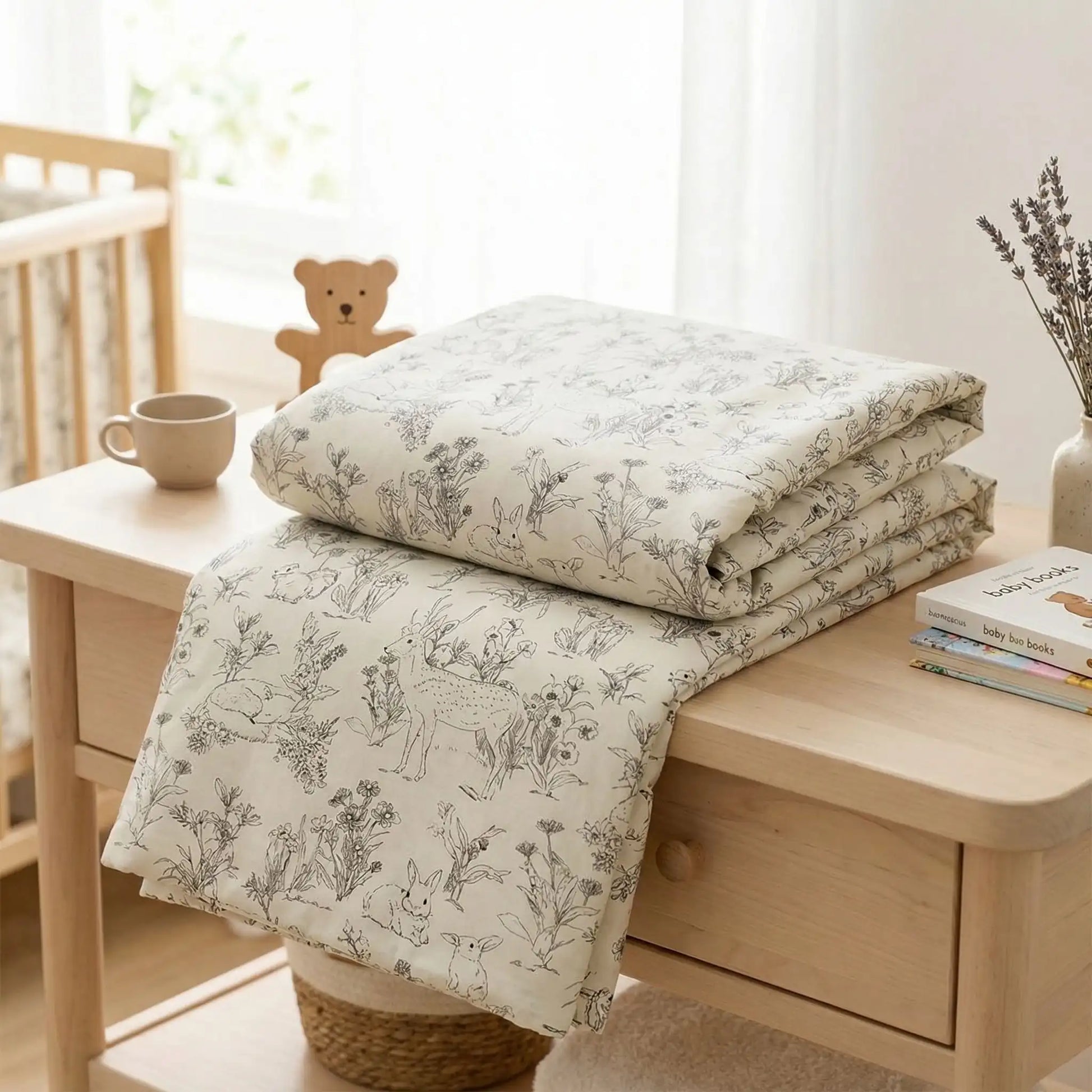 tour de lit bebe protecteur imprime