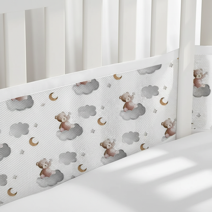 Tour de lit ourson - détail maille