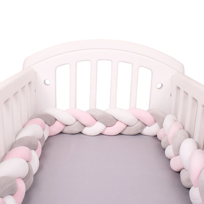 tour de lit bébé tressé | Velours Respirant
