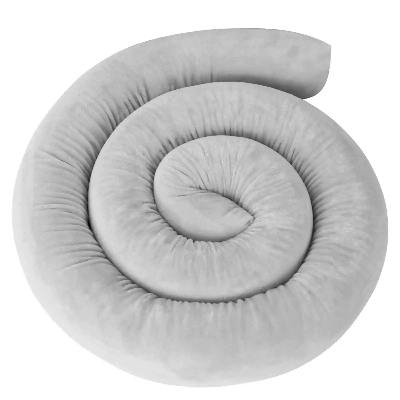 tour de lit bébé 2m pare-chocs doux et sécurisé gris