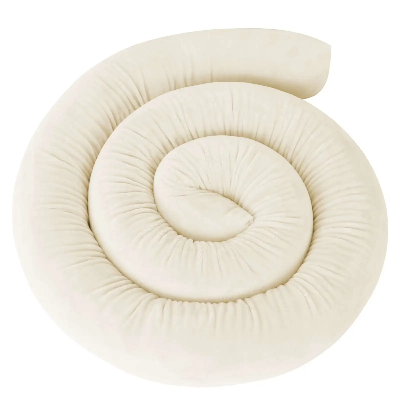 tour de lit bébé 2m pare-chocs doux et sécurisé beige