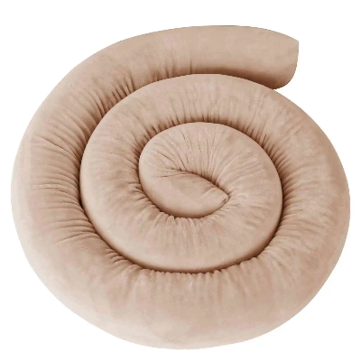 tour de lit bébé 2m pare-chocs doux et sécurisé marron