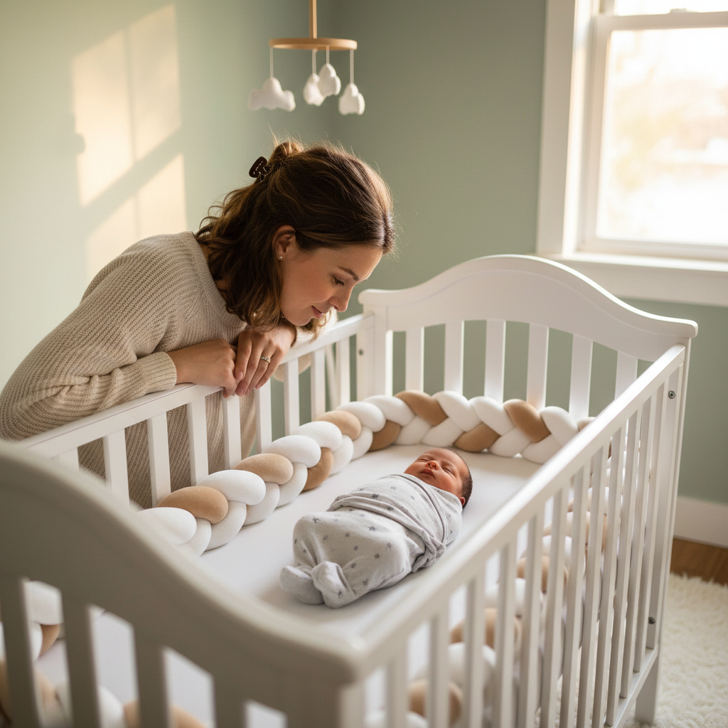 Tresse blanc beige – avec parent