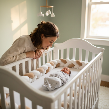 Tresse blanc beige – avec parent