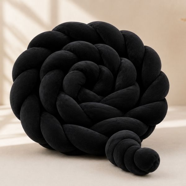 tresse de lit bébé 3m noire