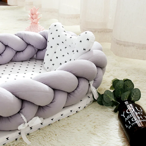 tresse de lit bébé pour protection anti‑choc
