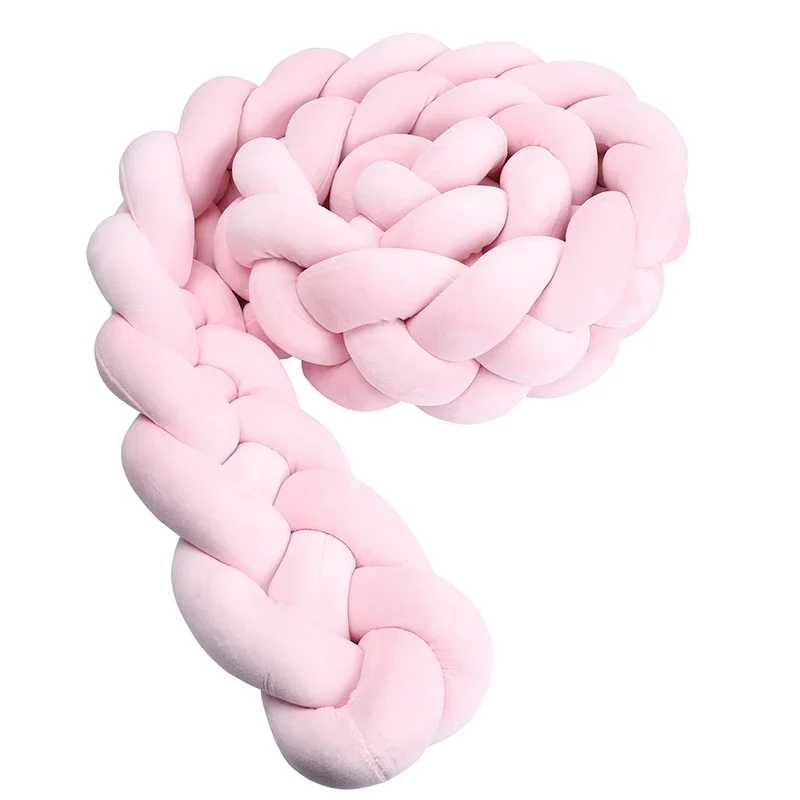 tresse de lit rose 3m rose poudré