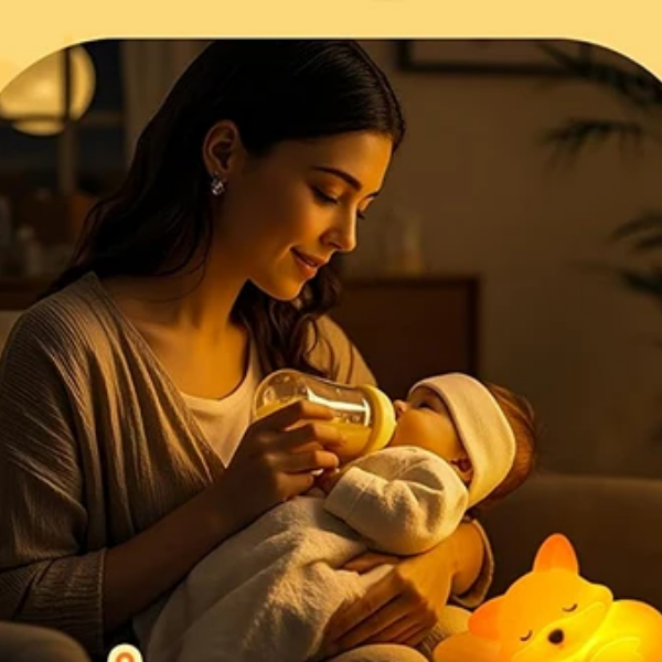 Veilleuse-bébé-allaitement