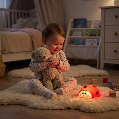 Veilleuse bébé éclairage doux forme baleine