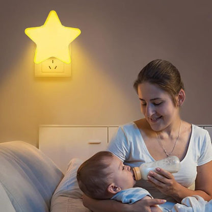 Veilleuse bébé étoile LED.