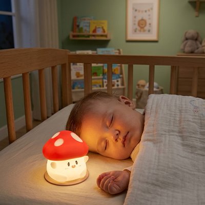 Veilleuse bébé lampe LED en Silicone