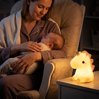 Veilleuse bébé  licorne compagnon apaisant du coucher