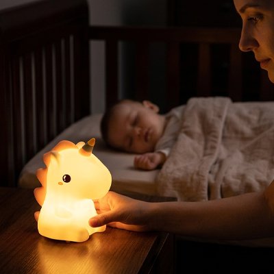 Veilleuse bébé  licorne Led rechargeable